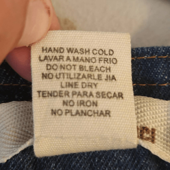 Sans Souci Blue Denim Button Detail Mini Skirt Large (3824) - Picture 4 of 4